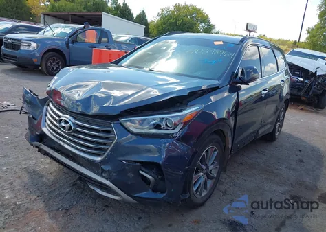2017 Hyundai Santa Fe Se из США, поврежденный, VIN KM8SN4HF5HU205582